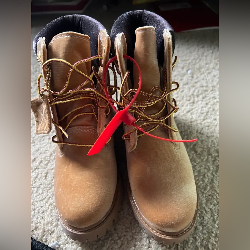 Off white x timberland boots